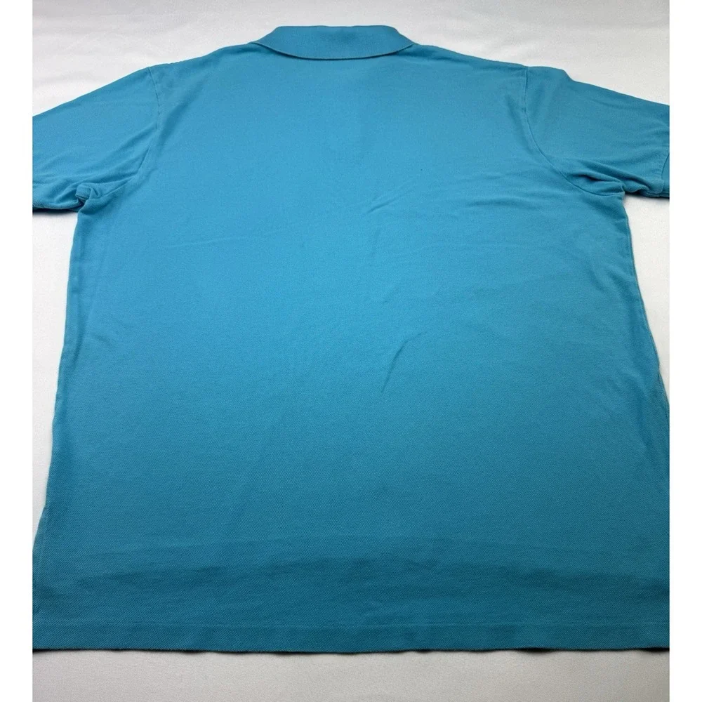 Vintage Polo‎ Ralph Lauren Shirt Mens 2XL TTG Teal Short Sleeve Yellow Pony Rare
